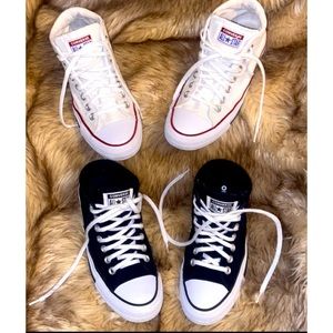 Lightly used converse bundle (size  6 1/2 woman’s)